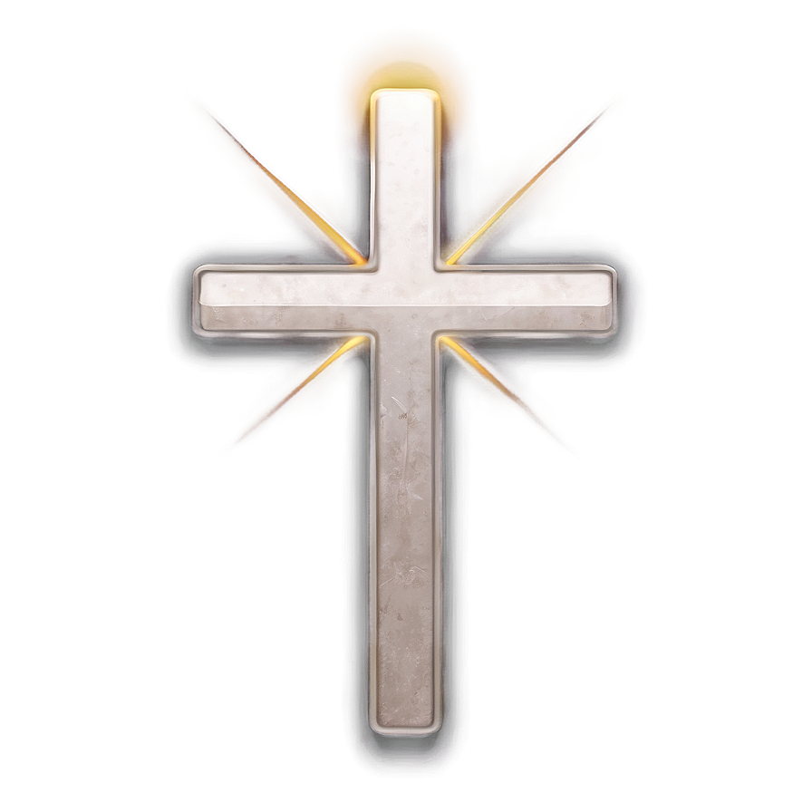 Thin Cross In Light Png 06292024