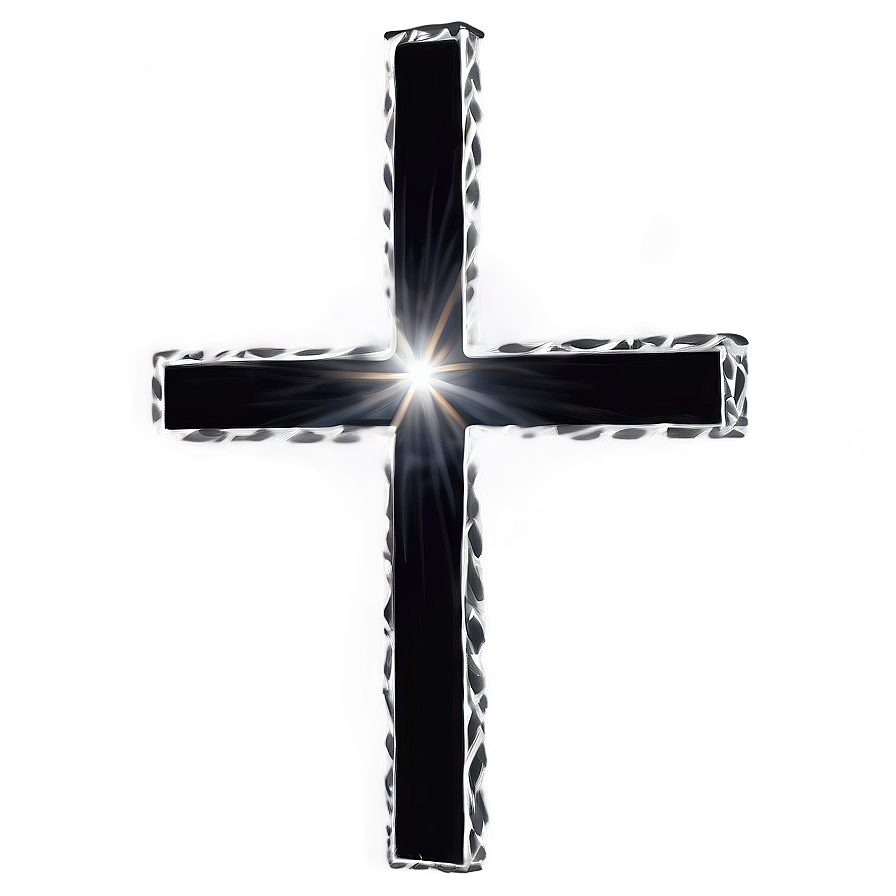 Thin Cross Silhouette Png 43