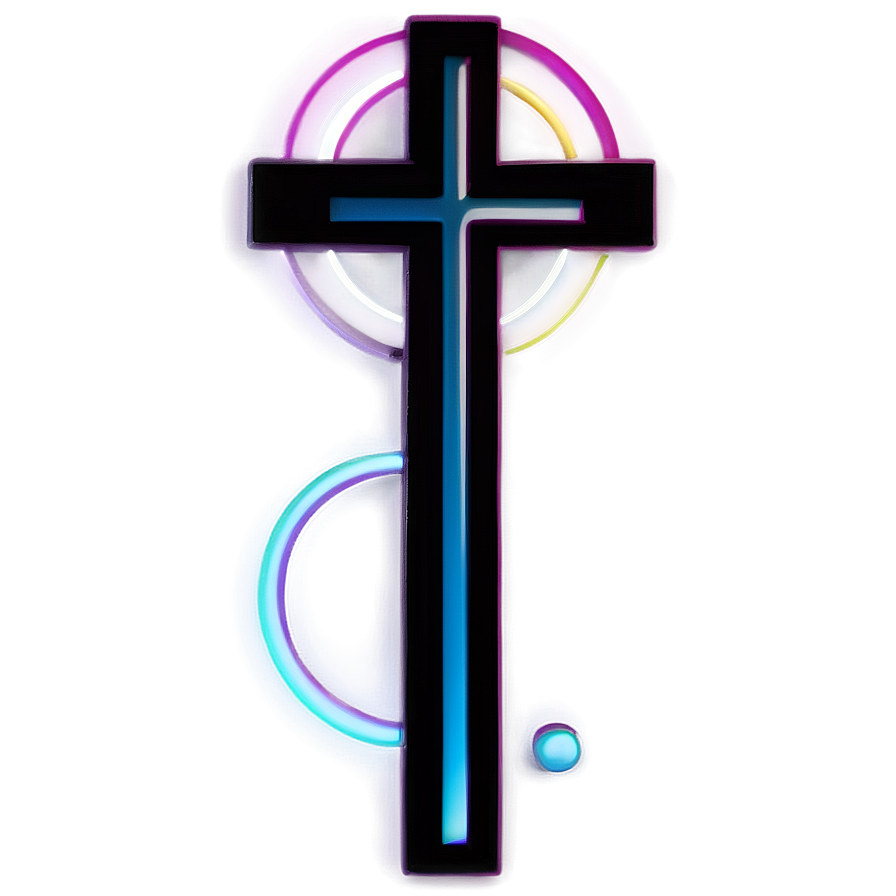 Thin Cross Sketch Png 74