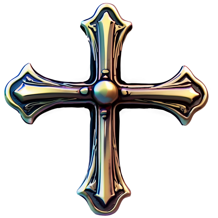 Thin Cross Tattoo Style Png 35