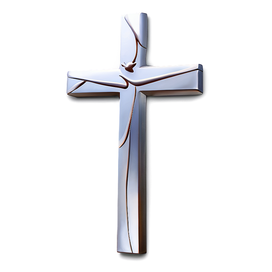 Thin Cross With Dove Png 72