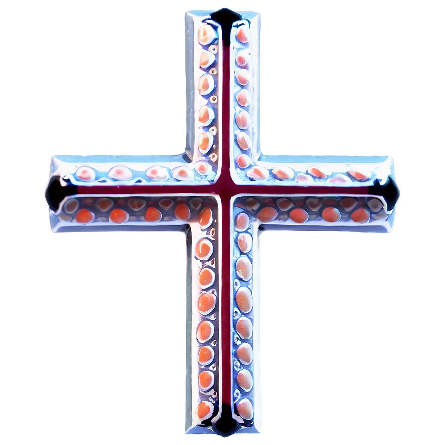 Thin Cross With Rays Png 2