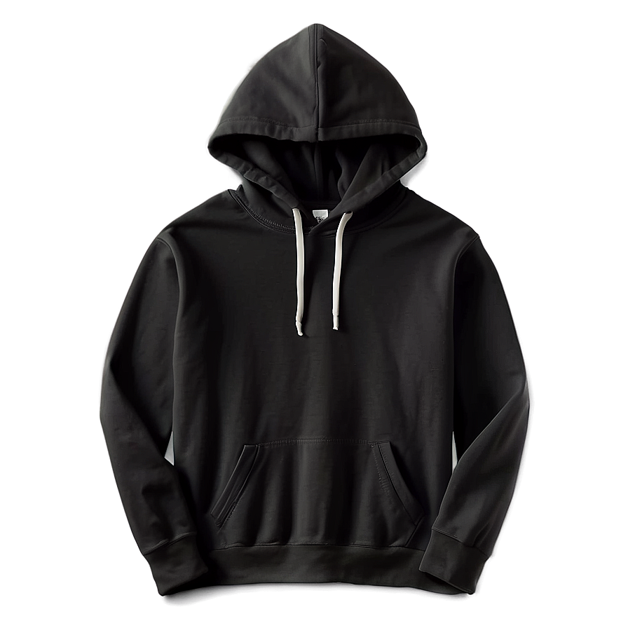 Thin Fabric Black Hoodie Png Vkt76