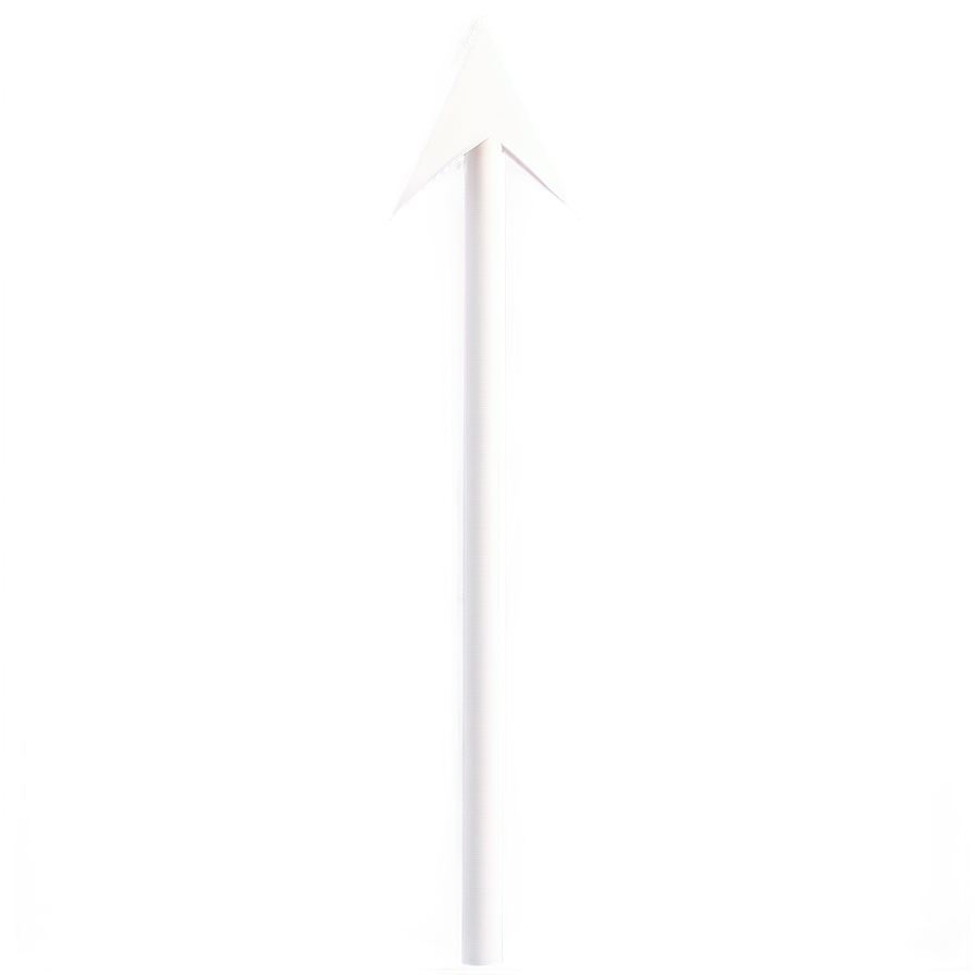 Thin White Arrow Png Oty