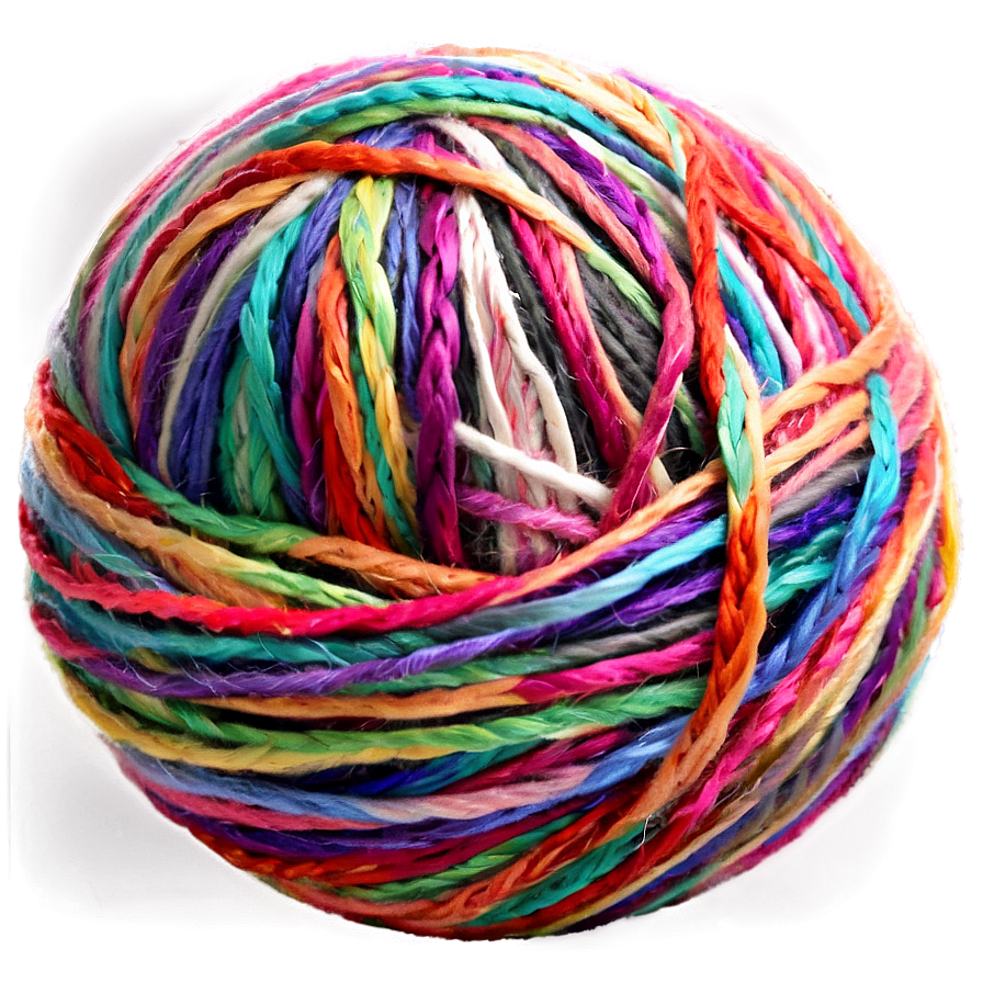 Thin Yarn Ball Png 06212024