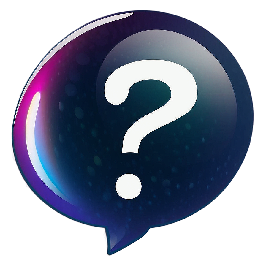 Thinking Bubble With Question Mark Png 71