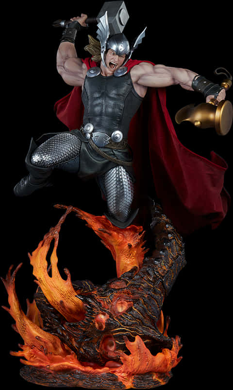 Thor Battle Cry Statue