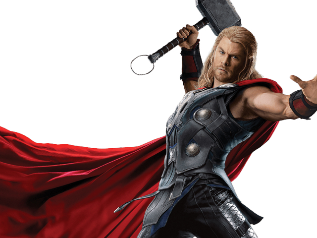 Thor_with_ Mjolnir_ Action_ Pose