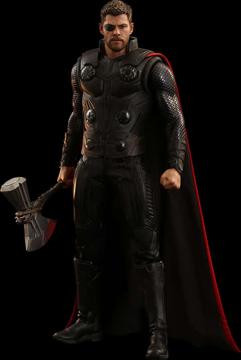 Thor_with_ Mjolnir_ Full_ Body_ Portrait