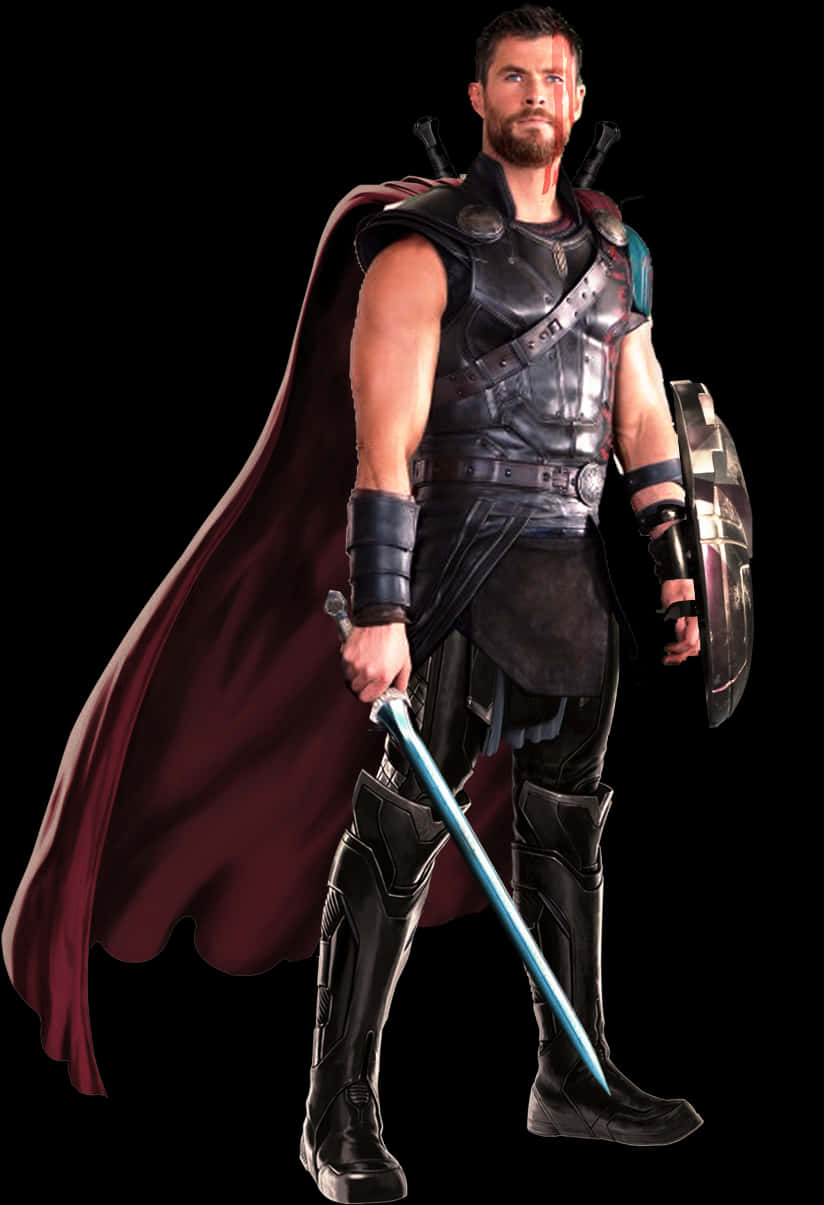 Thor_with_ Stormbreaker_and_ Shield