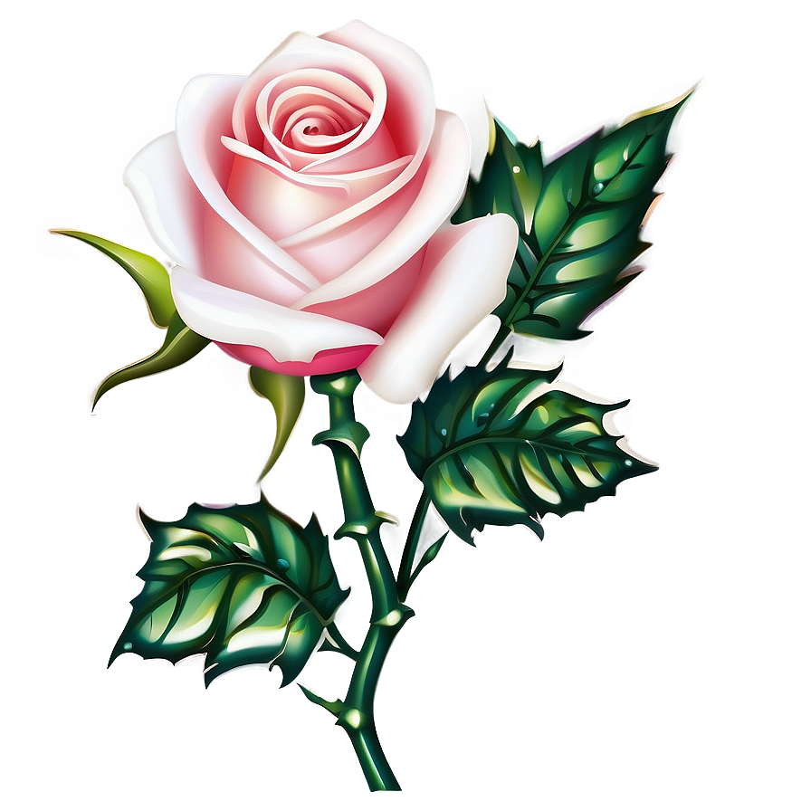 Thorny Rose Clipart Png Rll