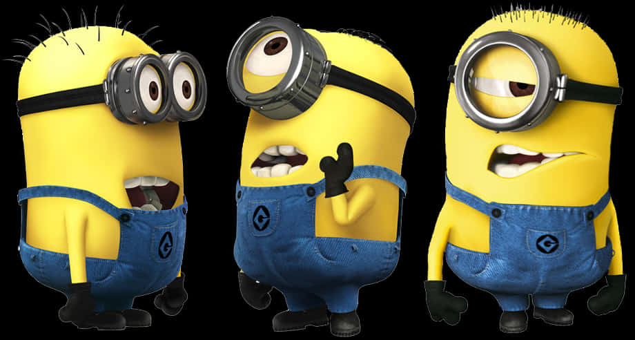 Three Minions Expressions