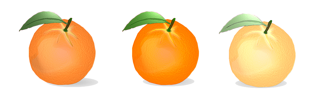 Three Oranges Color Gradient