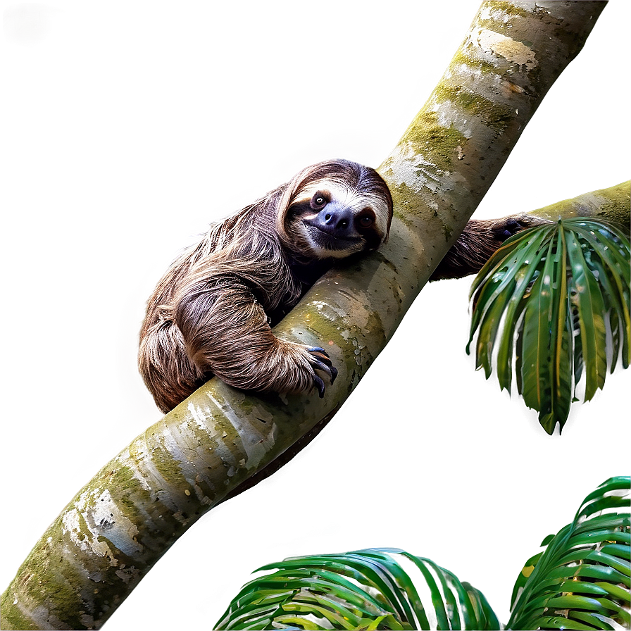 Three-toed Sloth Png 06112024