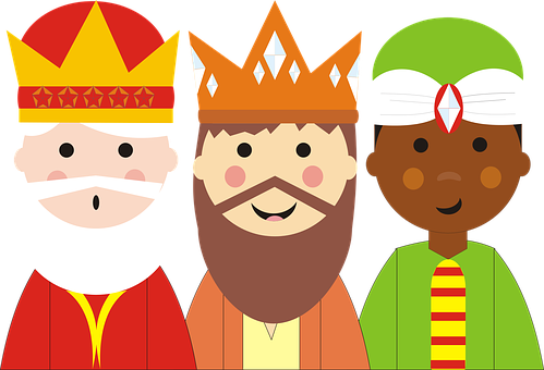 Three Wise Men Cartoon