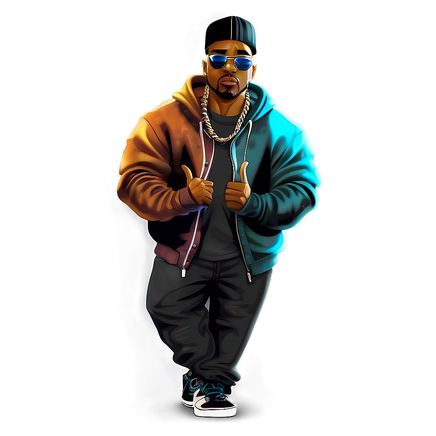 Thug Attitude Cartoon Png 06252024