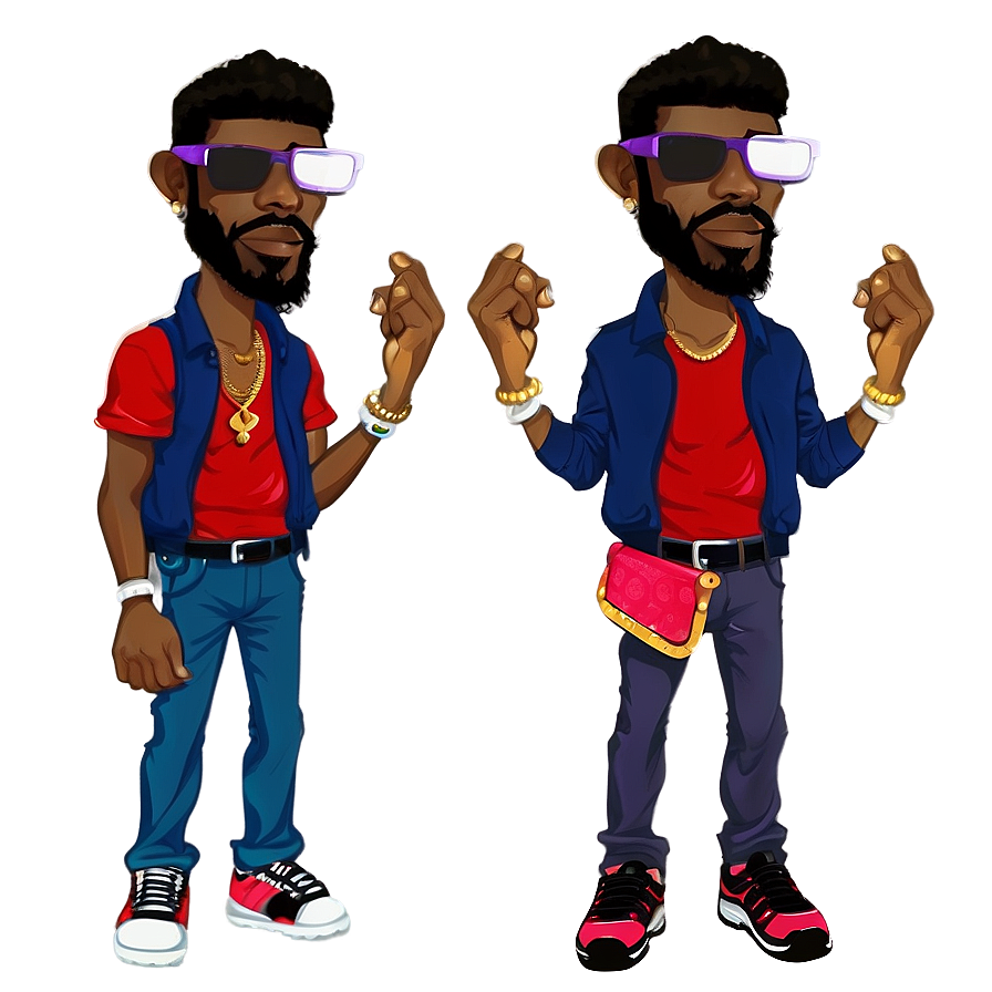 Thug Attitude Cartoon Png 42