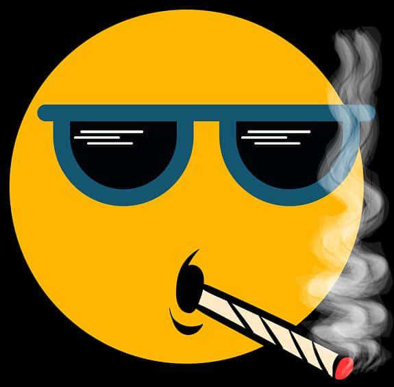 Thug Life Emoji Smoking