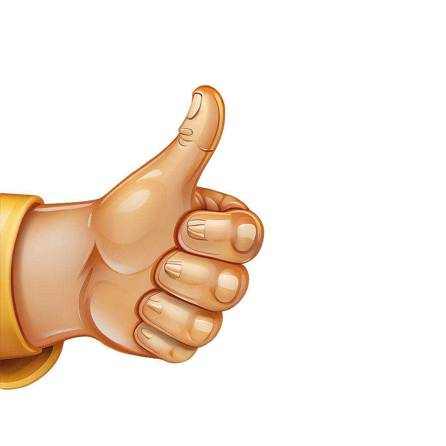 Thumbs Up Confirmation Emoji Png 14