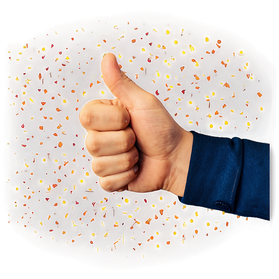 Thumbs Up Hand Emoji Png 60