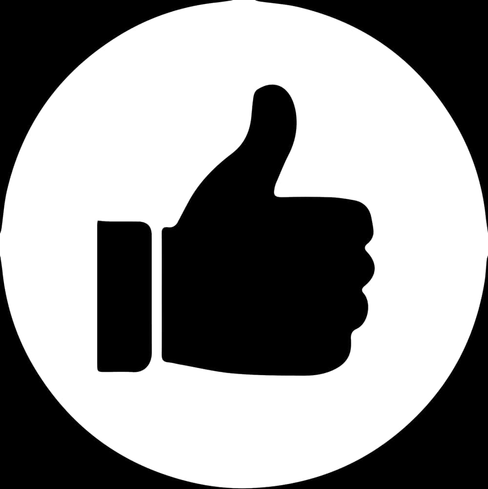 Thumbs Up Social Media Icon