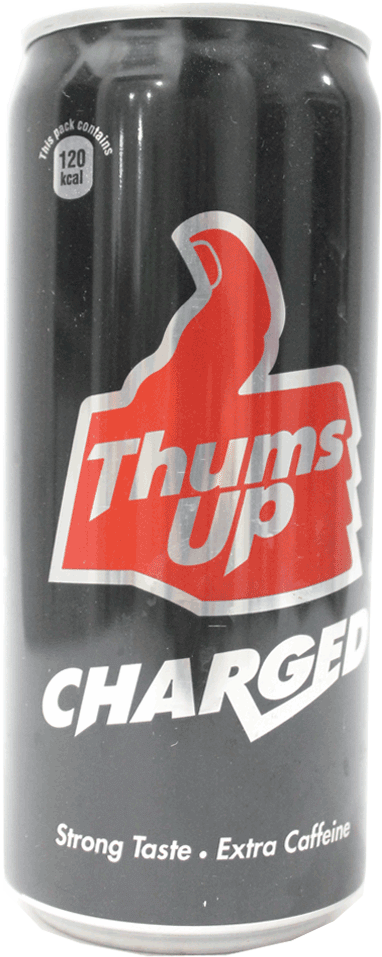 Thums Up Charged Caffeinated Beverage Can