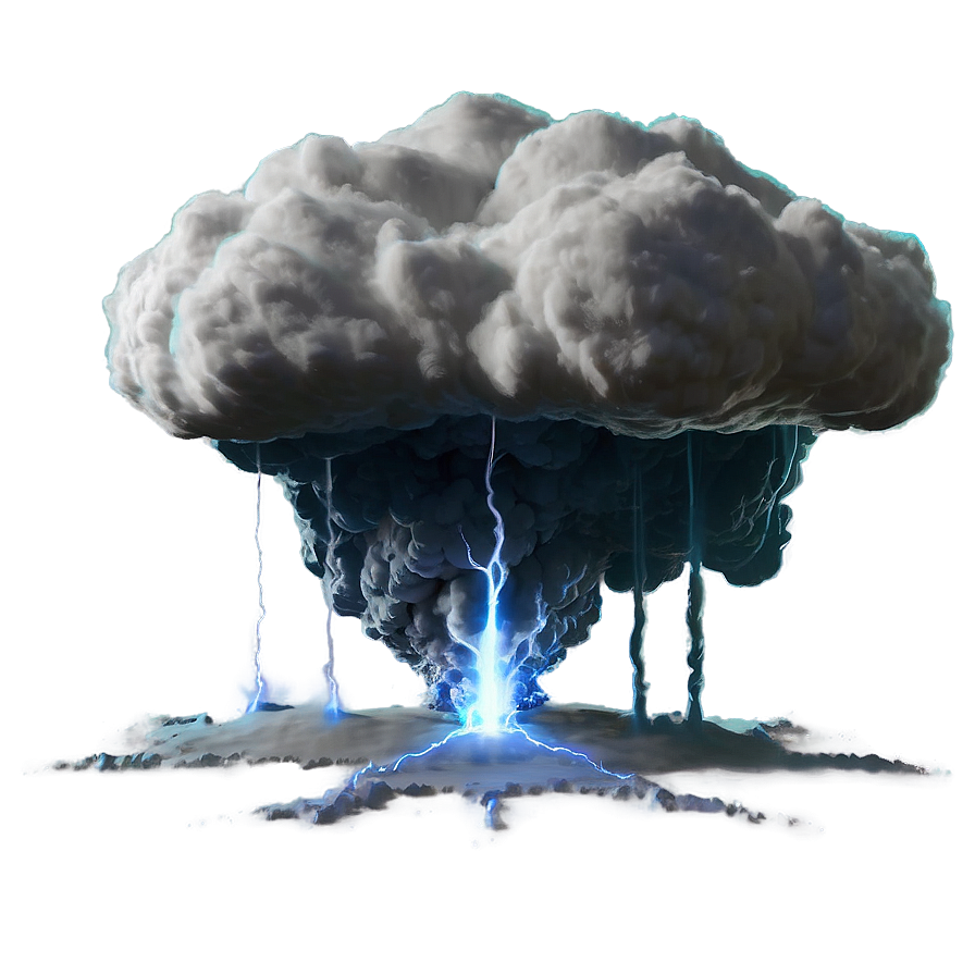 Thunder Power Cloud Png Unc