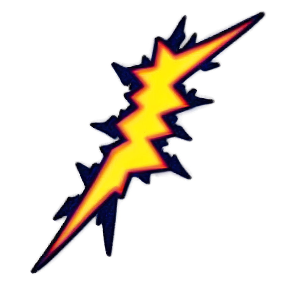 Thunderous Yellow Lightning Png Van