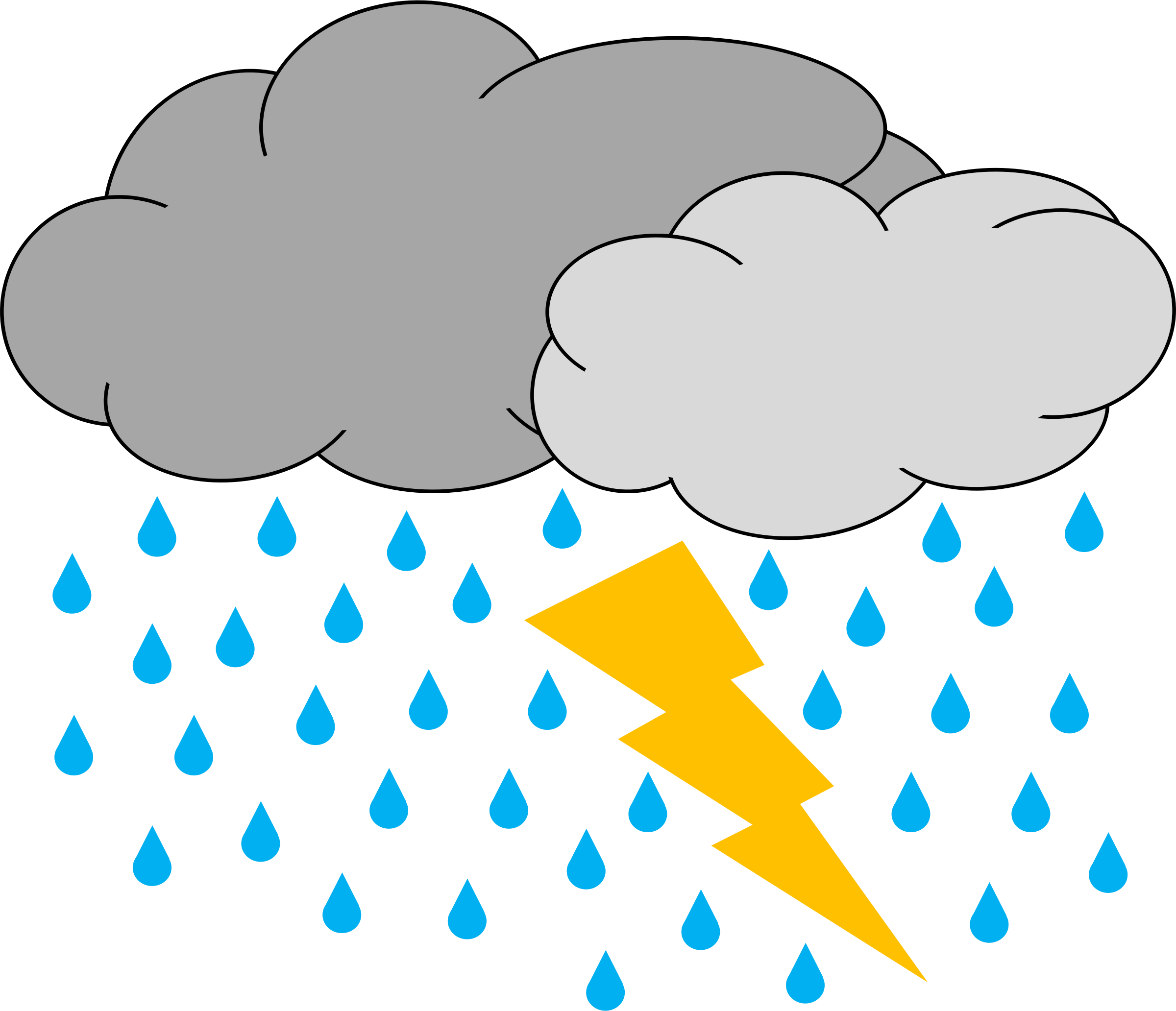 Thunderstorm_ Cartoon_ Illustration