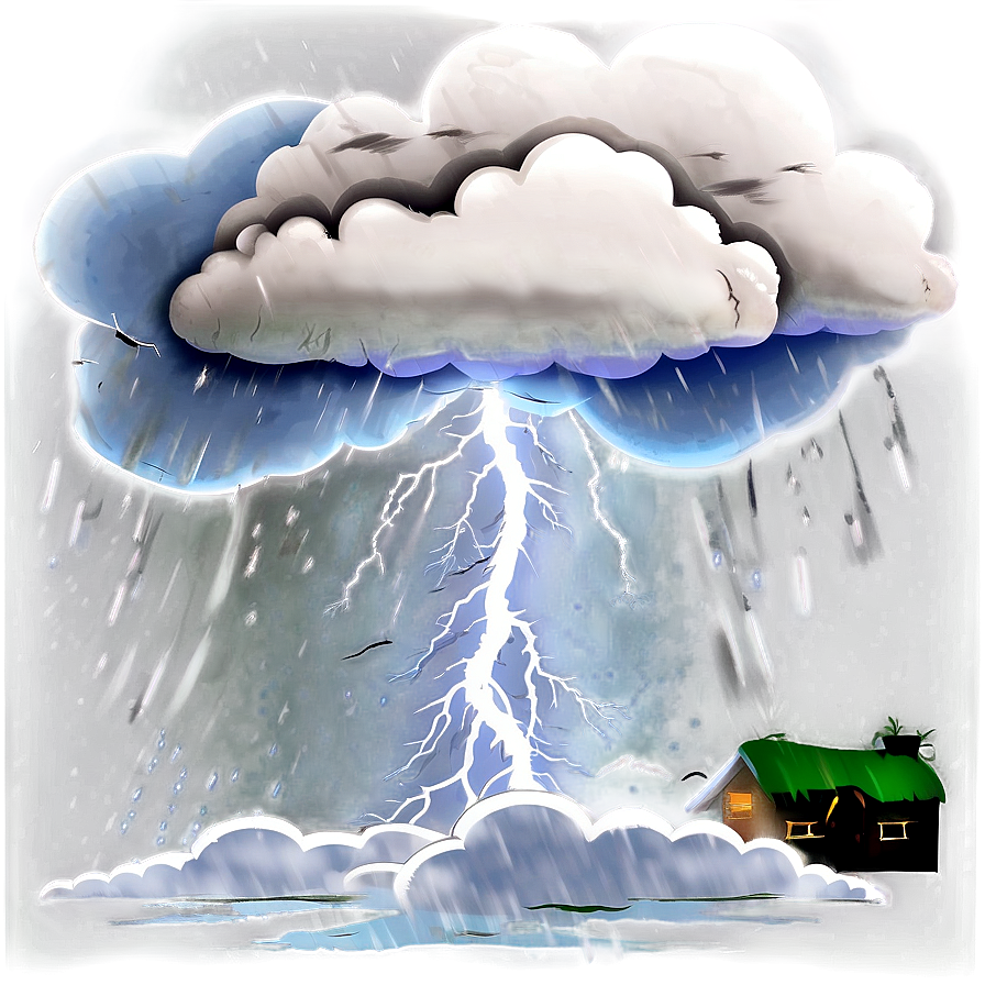 Thunderstorm Extreme Weather Png 85