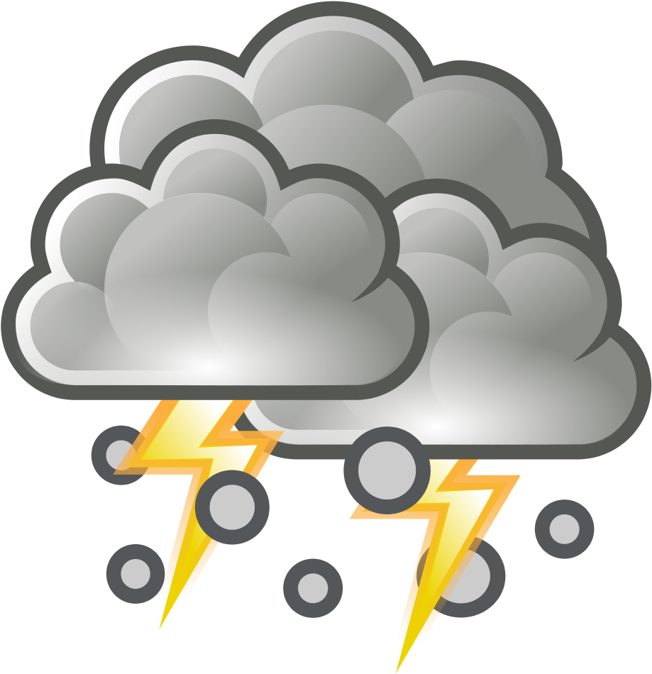 Thunderstorm Icon Graphic