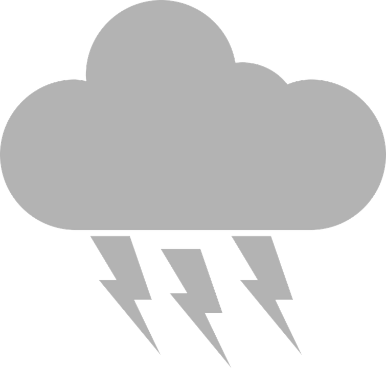 Thunderstorm Icon Graphic