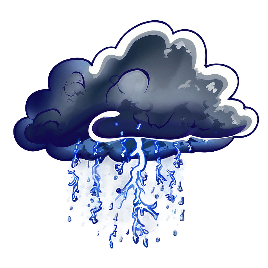 Thunderstorm Rain Png 05032024