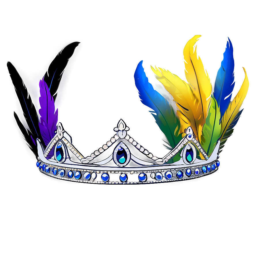 Tiara With Feathers Png 39