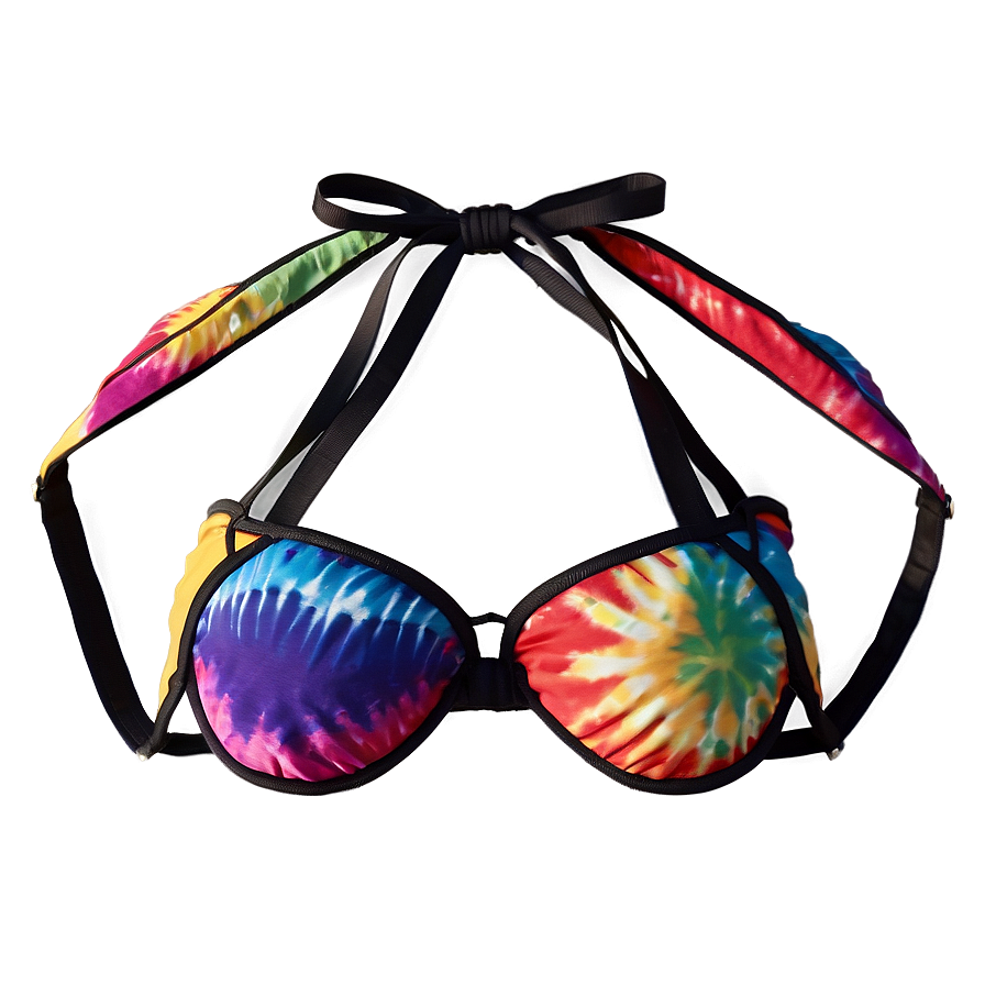 Tie-dye Bikini Top Png 34