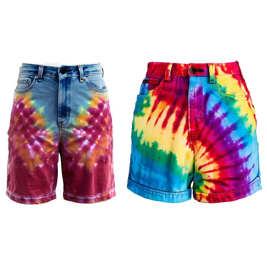 Tie-dye Jorts Cool Png 25