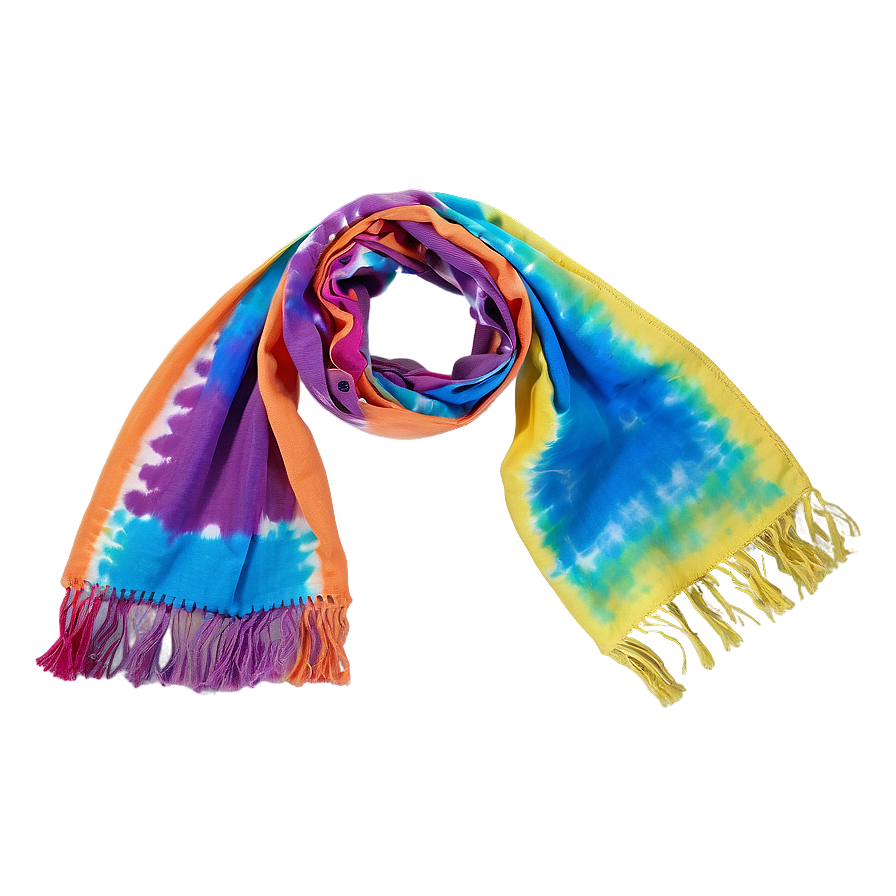 Tie Dye Scarf Png Gpg40