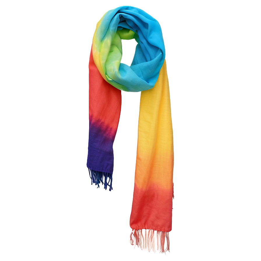 Tie Dye Scarf Png Tgy71