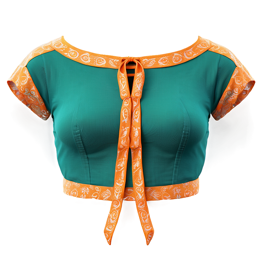 Tie Front Crop Top Png Erc