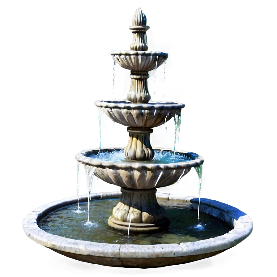 Tiered Outdoor Fountain Png 62