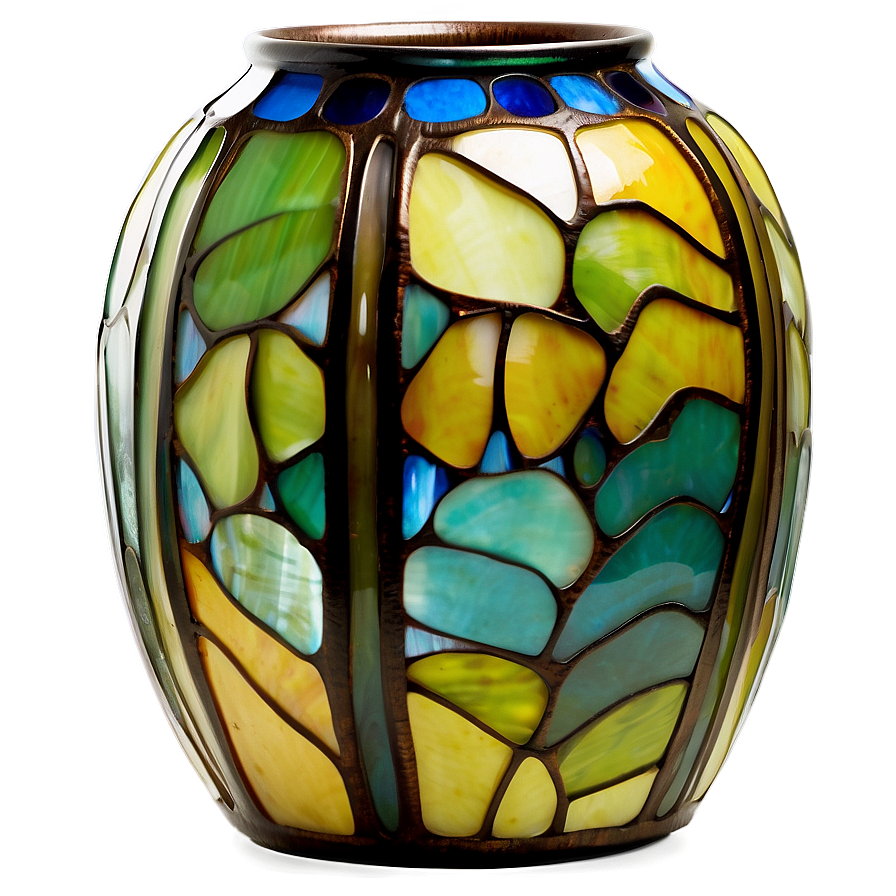 Tiffany Glass Vase Png 06242024