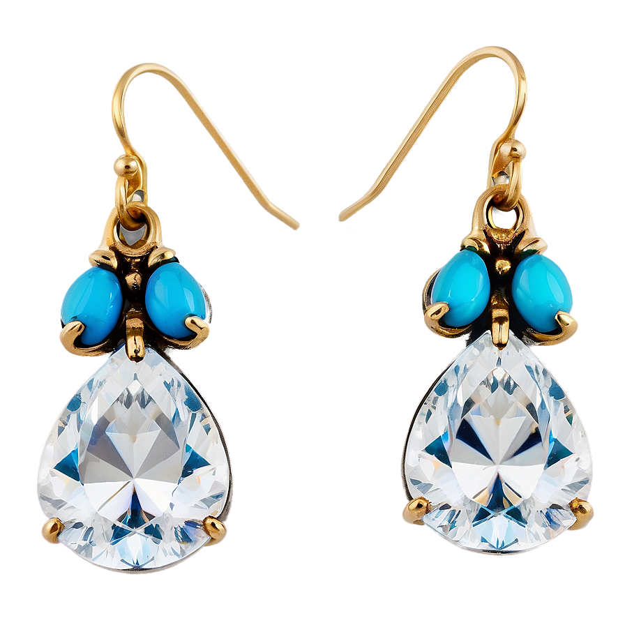 Tiffany Teardrop Earrings Png 45