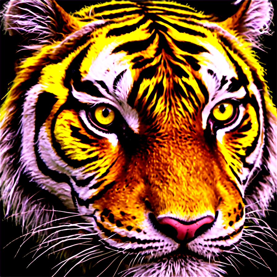 Tiger Eyes In The Jungle Png Fdx