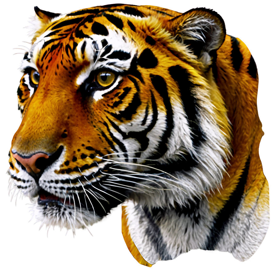 Tiger Face Close-up Png 72