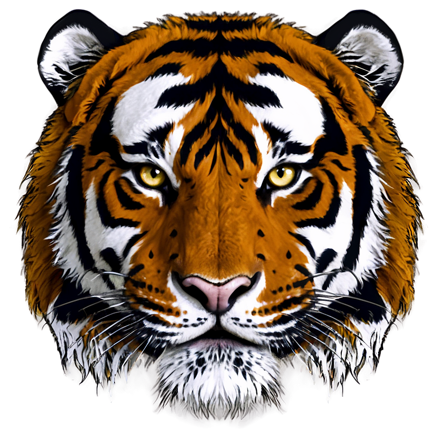 Tiger Face In Detail Png 06252024