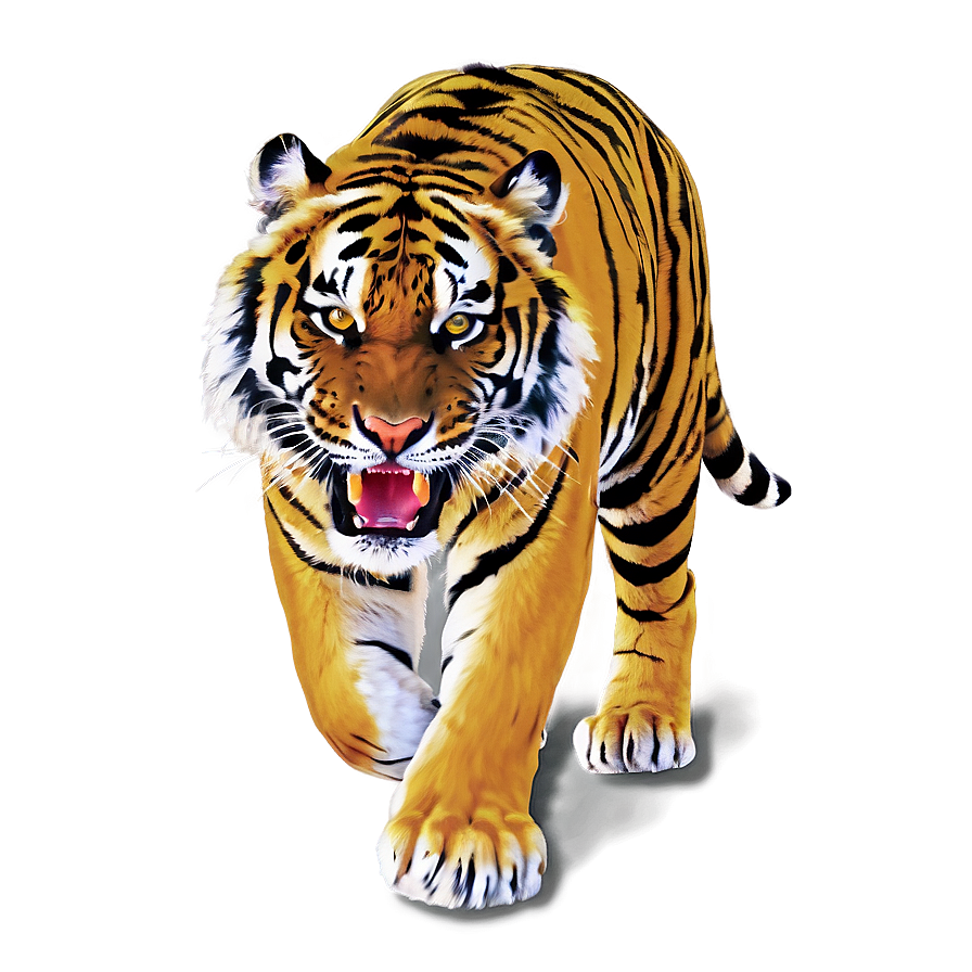 Tiger Full Of Anger Png Bpy47