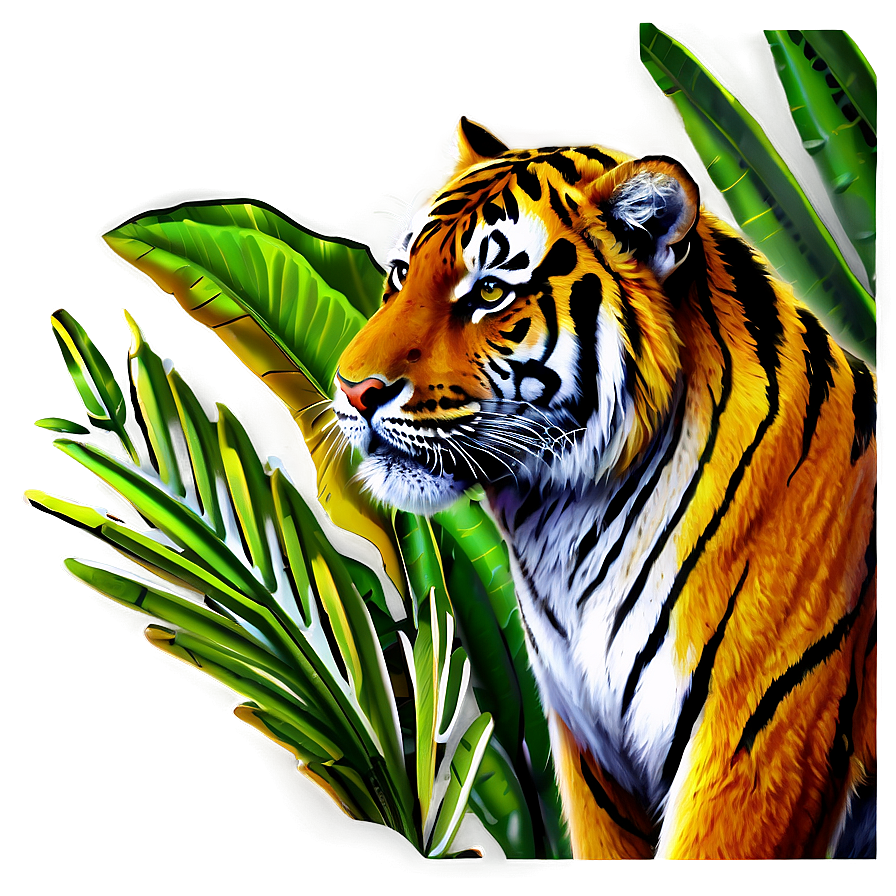 Tiger In Jungle Png Ntr14