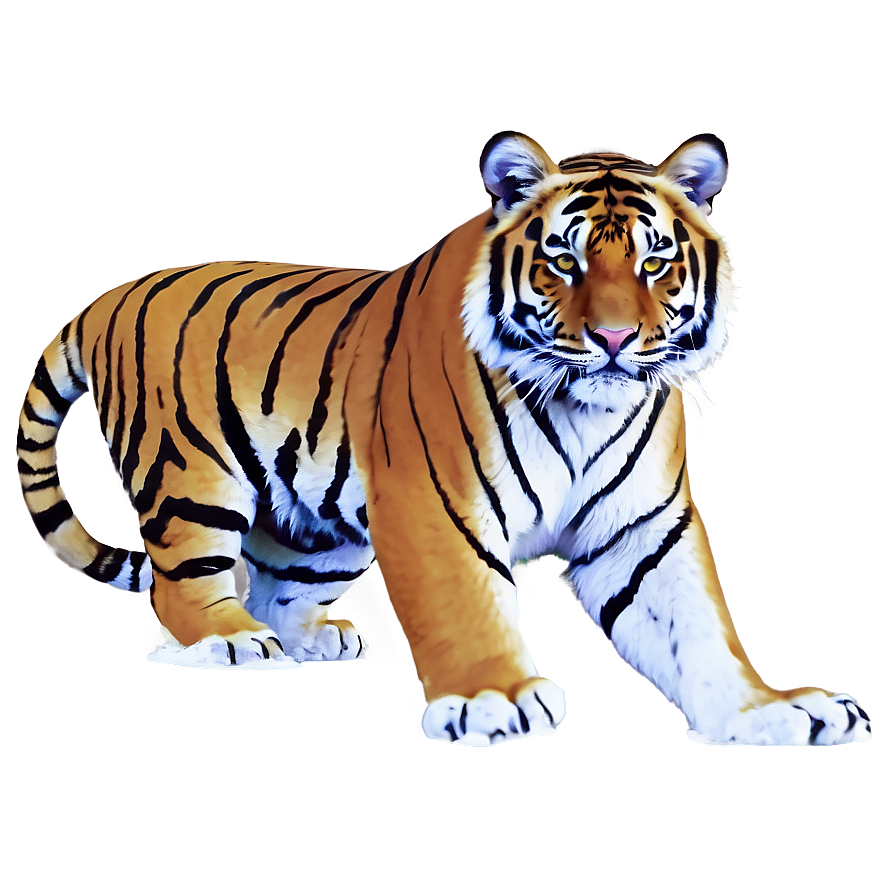 Tiger In Snow Png Luu53