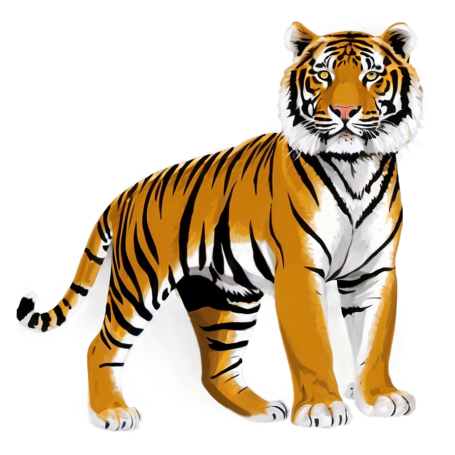 Tiger Looking Up Png 85