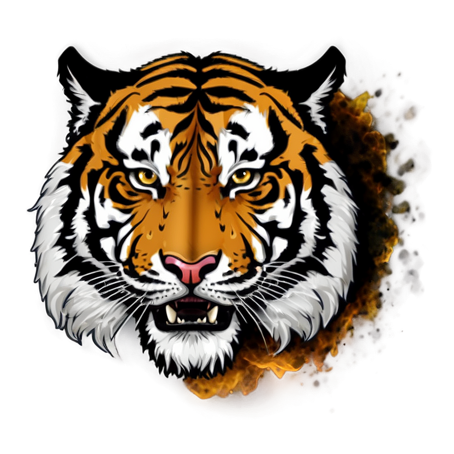 Tiger's Dominant Rage Png 06252024